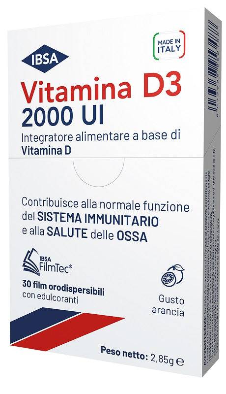 Vitamina D3 Ibsa 2000ui 30film - Lovesano 