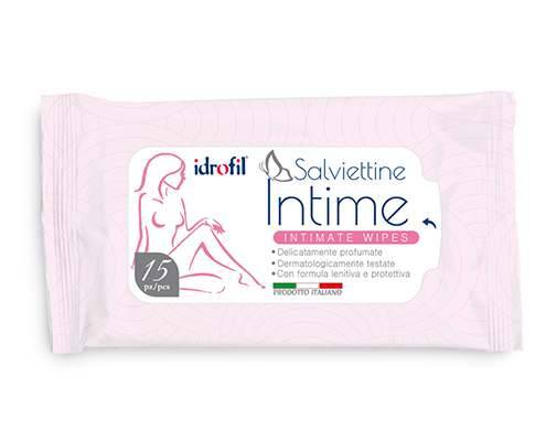 SALVIETTINE INTIME 15PZ IDROFIL - Lovesano 