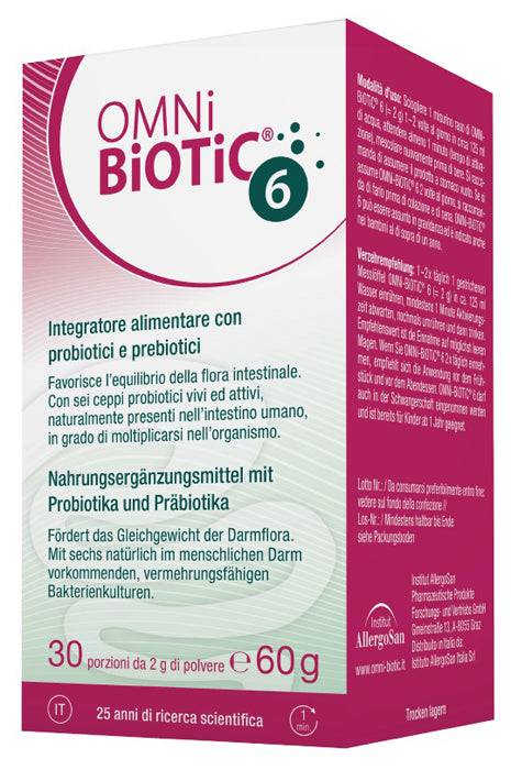 OMNI BIOTIC 6 BARATTOLO 60G - Lovesano 