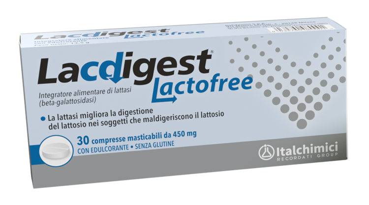 LACDIGEST LACTOFREE 30CPR - Lovesano 