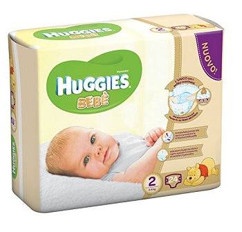 HUGGIES Pannol.Beb? Base 2 (3-6Kg) 24pz - Lovesano 