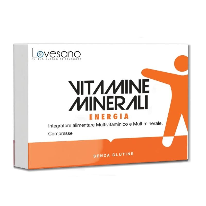 Lovesano Vitamine Minerali Energia - 30 compresse - Lovesano 