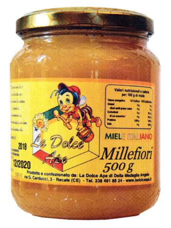 MIELE Millefiori 500g  Dolce Ape - Lovesano 