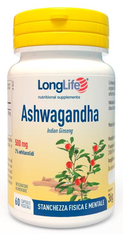 LONGLIFE ASHWAGANDHA 60CPS - Lovesano 