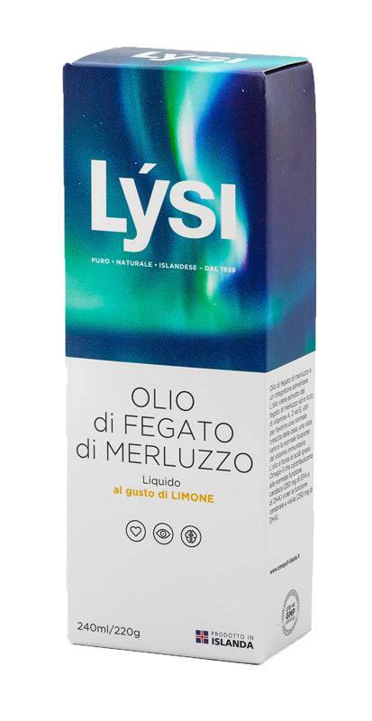 LYSI Olio Fegato Merluzzo 240ml - Lovesano 