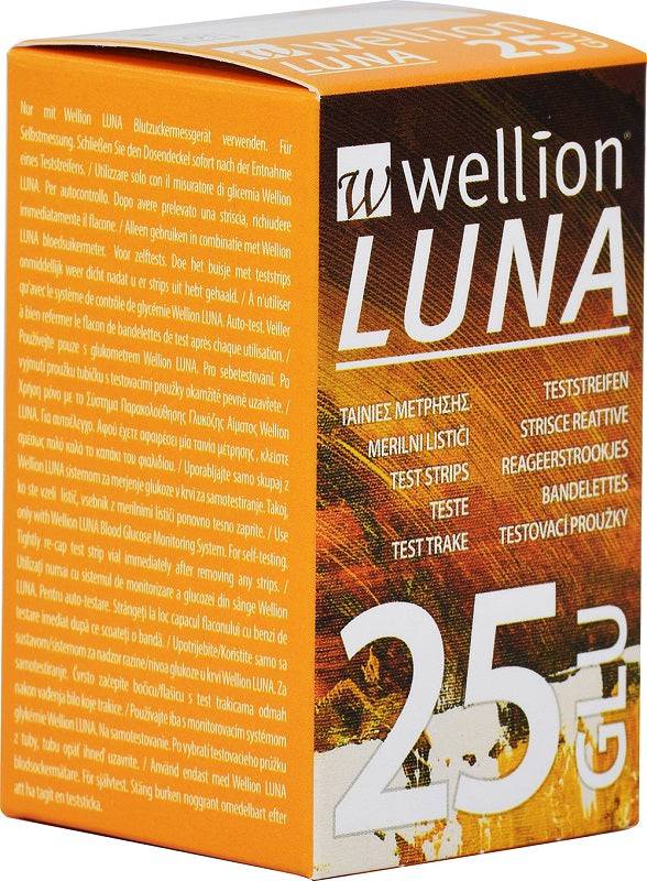 WELLION LUNA 25 STRIPS - Lovesano 