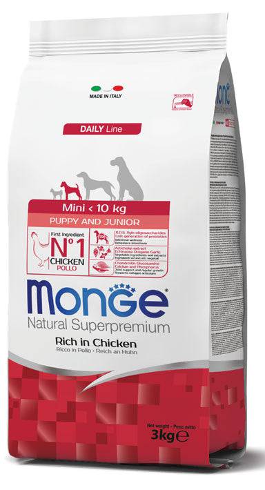 MONGE DOG PUPPY MINI 3 KG. - Lovesano 
