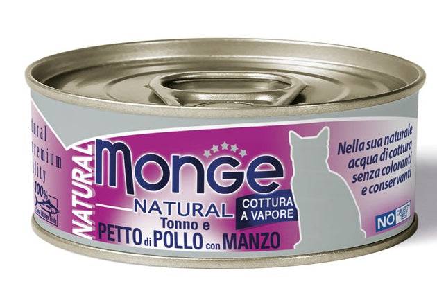 MONGE NAT POLLO/MANZO 80GR - Lovesano 