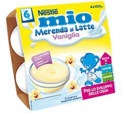 MIO Merenda Latte Vaniglia 4x100g - Lovesano 