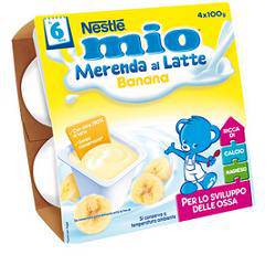 MIO Merenda Latte Banana 4x100g - Lovesano 