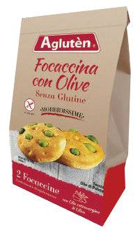 AGLUTEN FOCACCINA C/OLIVE2X50G - Lovesano 