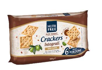 NUTRIFREE Crackers Integrali 200g - Lovesano 