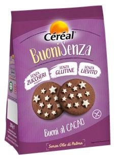 CEREAL BuoniSenza Biscotti Buoni al Cacao 200g - Lovesano 
