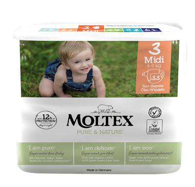 MOLTEX Pannolini 3 Midi 4-9Kg 33pz - Lovesano 