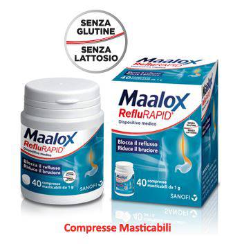 MAALOX REFLURAPID 40CPR MAST - Lovesano 