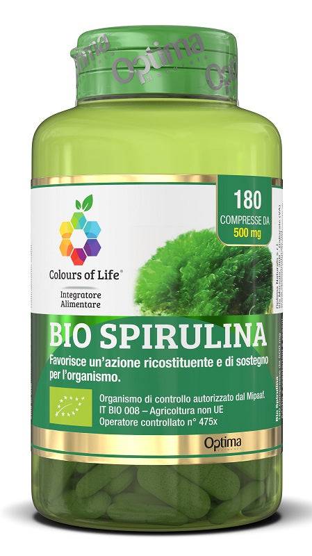 BIO SPIRULINA 180 Cpr Colours - Lovesano 