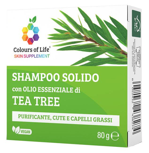 TEA TREE Sh.Solido 80gr COLOUR - Lovesano 