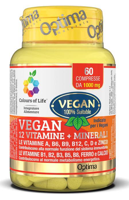 VEGAN 12 VIT+MIN 60CPR - Lovesano 