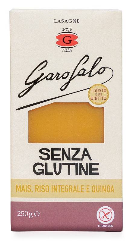 GAROFALO Pasta S/G Lasagna 250g - Lovesano 