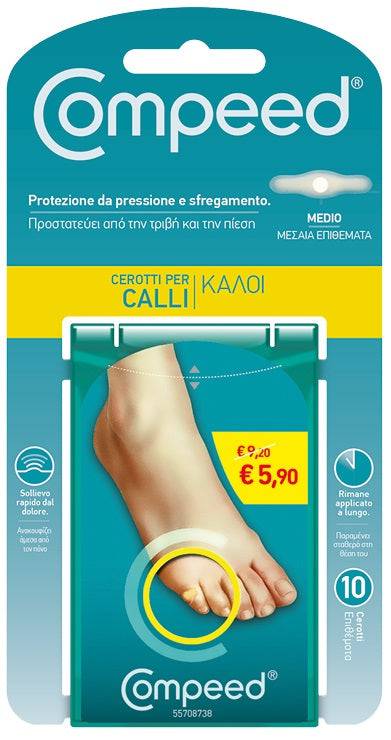 COMPEED CALLI MEDIO 10PZ PROMO - Lovesano 