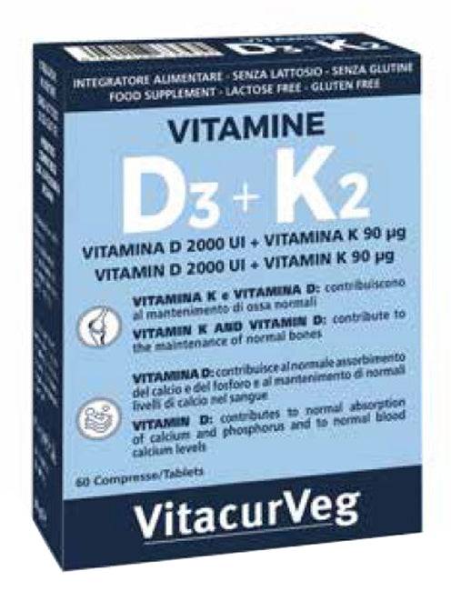 VITAMINE D3+K2 60CPR - Lovesano 