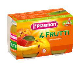Plasmon Omog 4 Frutti 2x104g - Lovesano 