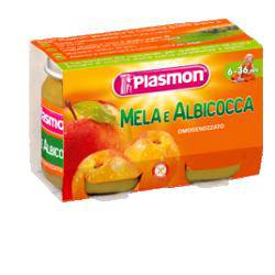 PLASMON Omog.Mela Albicocca 2x104g - Lovesano 