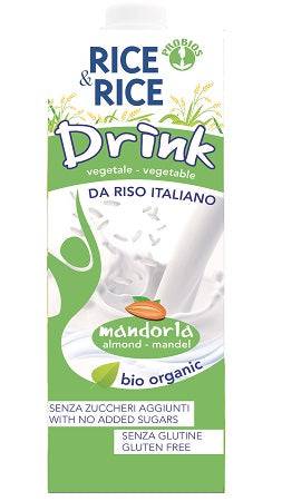 RICE & RICE Bevanda Riso Mandorle 1Lt - Lovesano 