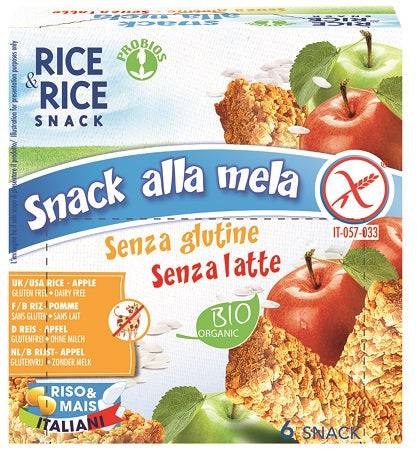 RICE & RICE Snack Riso Mela 6x21g - Lovesano 