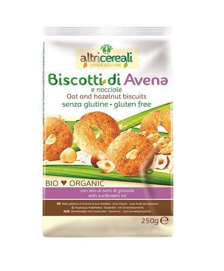 ALTRICEREALI Biscotti Avena Nocciola 250g - Lovesano 