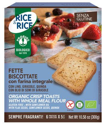 RICE & RICE Fette Biscottate Integrali 300g - Lovesano 