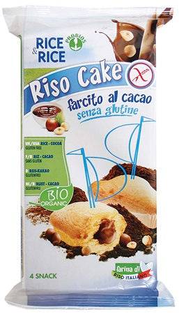 RICE & RICE Riso Cake Plumcake Cacao 4x45g - Lovesano 