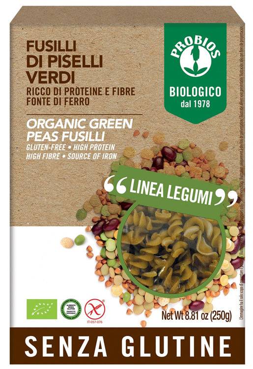 PROBIOS Fusilli 100% di Piselli Verdi 250g - Lovesano 