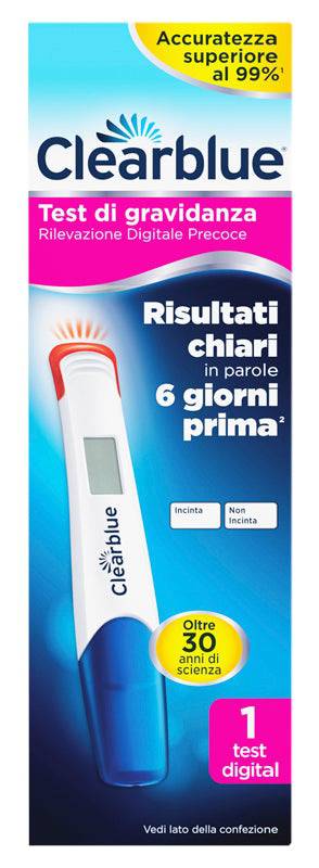 CLEARBLUE TEST DIGIT PRECOCE - Lovesano 