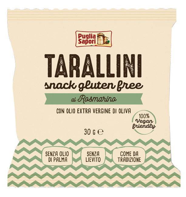 PUGLIA SAPORI Tarallini Rosmarino 30g - Lovesano 