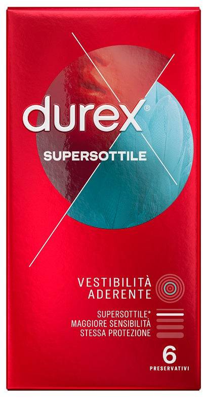 DUREX SUPERSOTTILE CLOSE FIT6P - Lovesano 