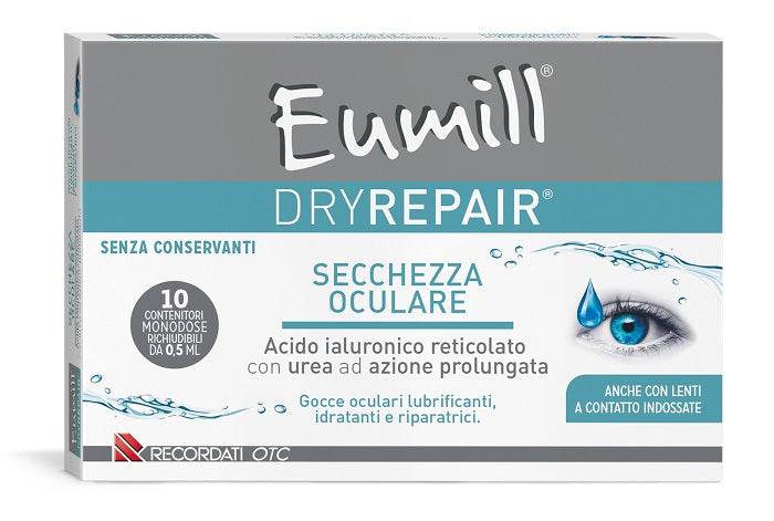 EUMILL DRYREPAIR GTT OCUL 10PZ - Lovesano 