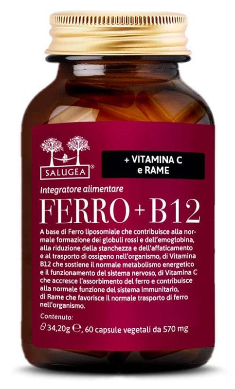 SALUGEA Ferro+ B12 60 Cps - Lovesano 