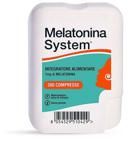 MELATONINA SYSTEM 300CPR 1MG - Lovesano 