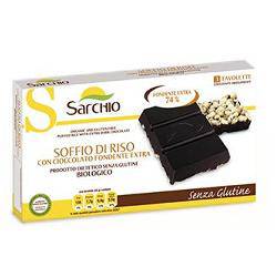 SARCHIO Soffio Riso Cioccolato Fondente 75g - Lovesano 