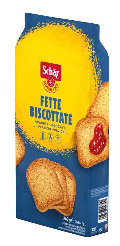 SCHAR FETTE BISCOTTATE 260G - Lovesano 