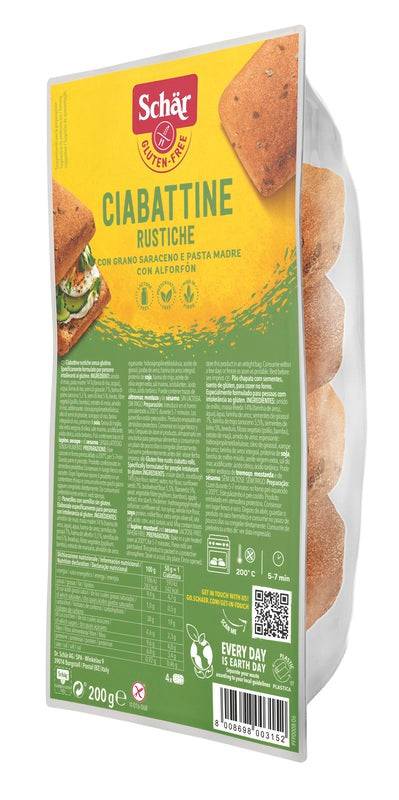 SCHAR CIABATTINE RUSTICHE 200G - Lovesano 