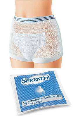 SERENITY Mutandina Rete XXL 3pz - Lovesano 