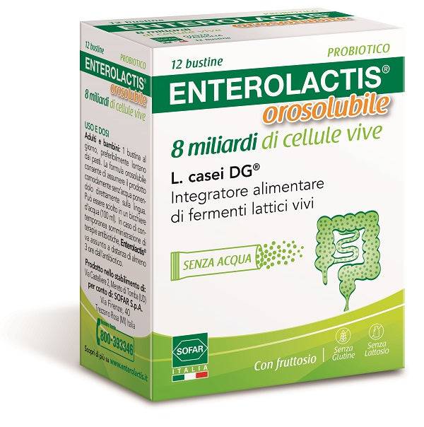 ENTEROLACTIS 8MLD 12BUST OROSO - Lovesano 