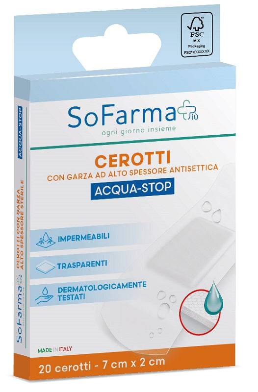 CEROTTO ACQUASTOP 7X2 20PZ SF+ - Lovesano 