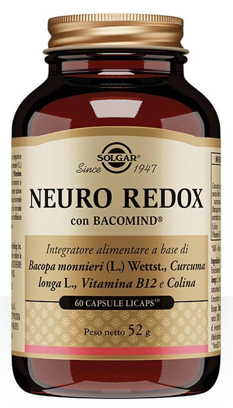 NEURO REDOX 60CPS VEG SOLGAR - Lovesano 