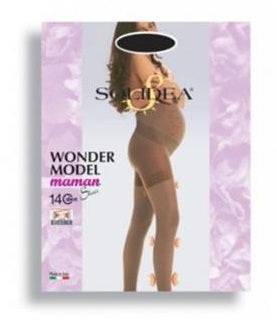 WONDERMODEL 140 Collant Maman Sheer M Nero - Lovesano 