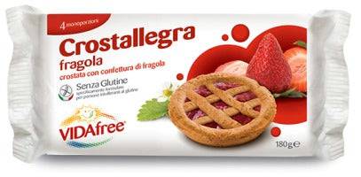 VIDAFREE Crostallegra Fragola 4x45g - Lovesano 