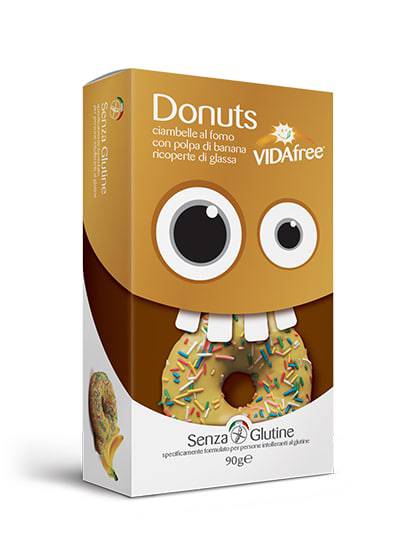 VIDAFREE Donuts Banana 2x45g - Lovesano 