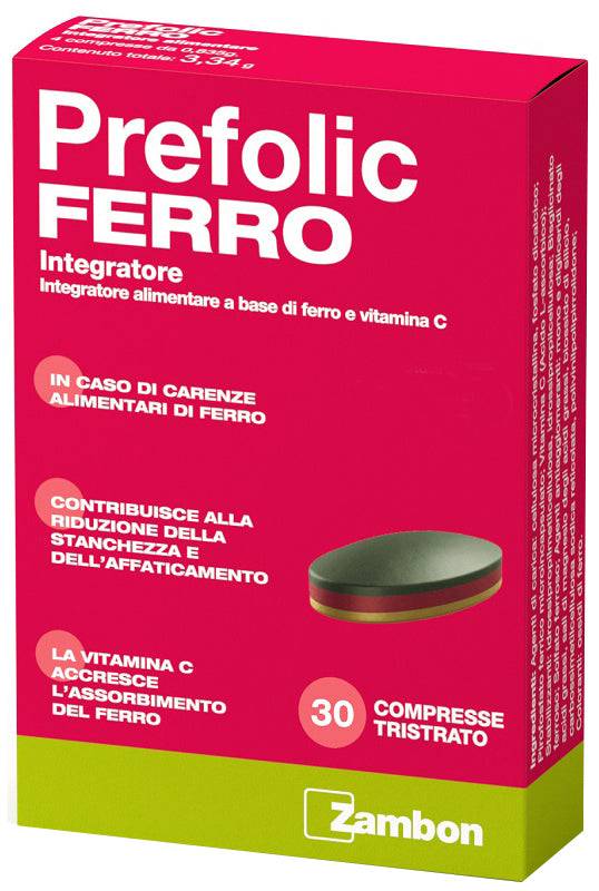 PREFOLIC FERRO 30CPR - Lovesano 